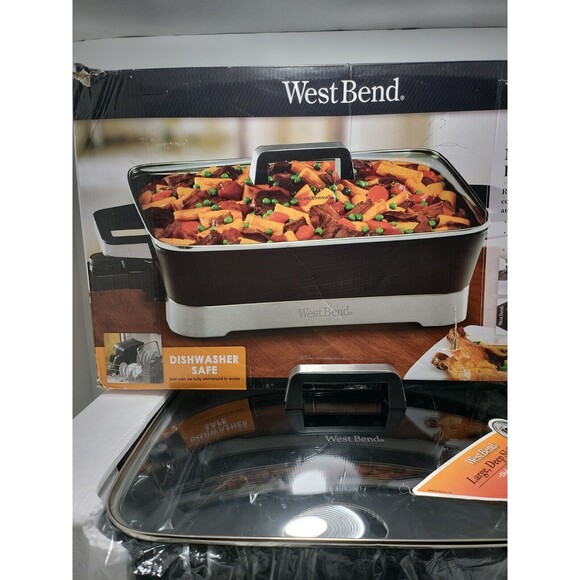 West Bend 15" x 12" X 2¾ Non-Stick Electric Skillet-New - Picture 6 of 12
